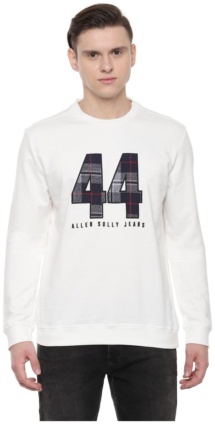 

Allen Solly Men White Round neck Sweatshirt