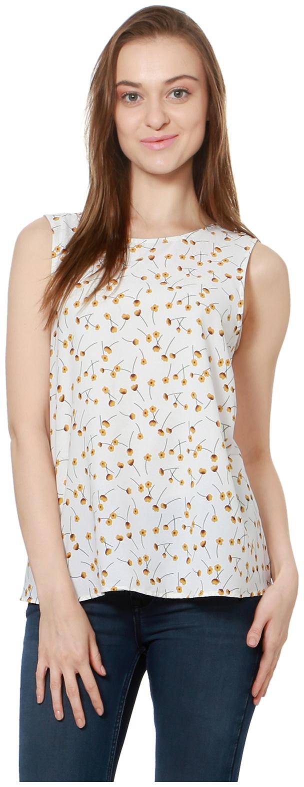 

Allen Solly Women Printed Regular top - White