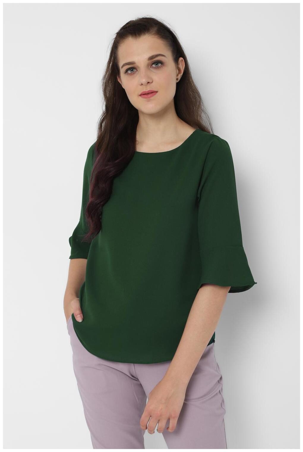 

Allen Solly Women Solid Regular top - Green