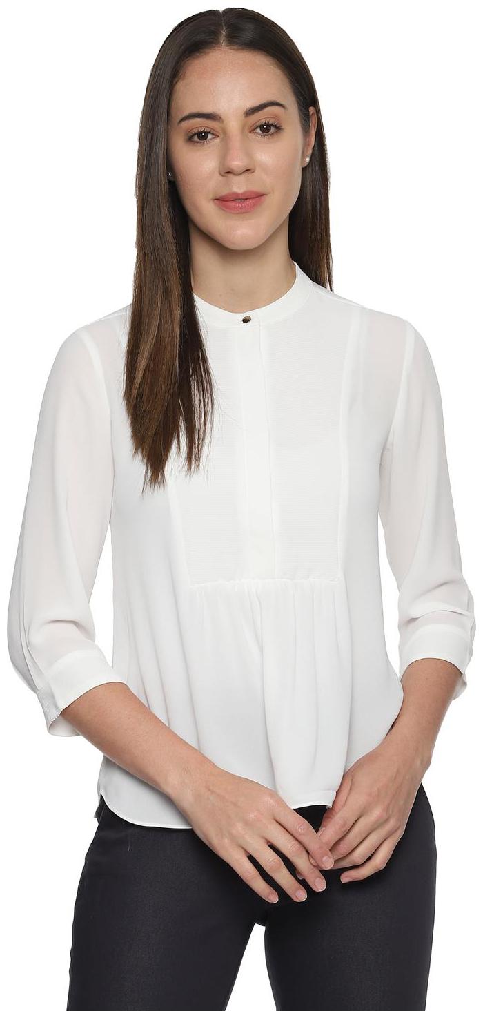 

Allen Solly Women Printed Regular top - White