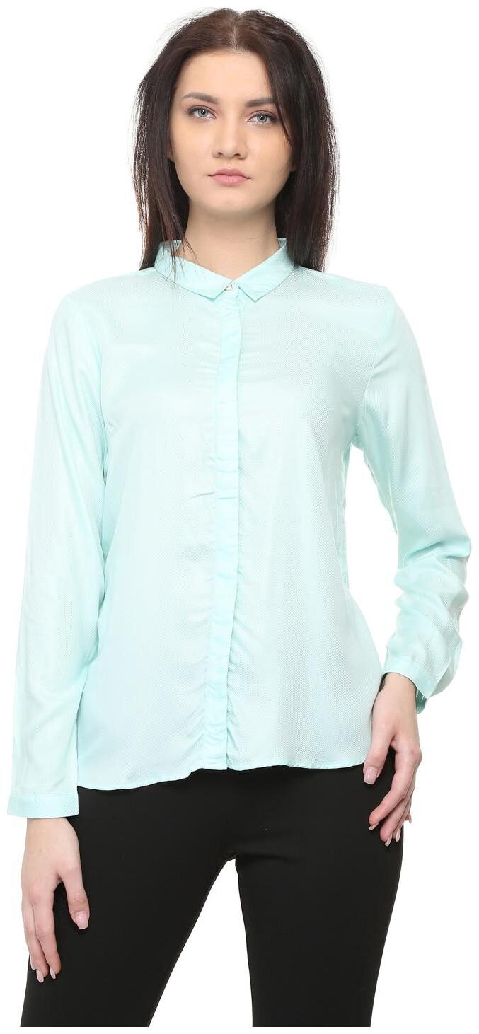

Allen Solly Women White Self Design Regular Fit Shirt
