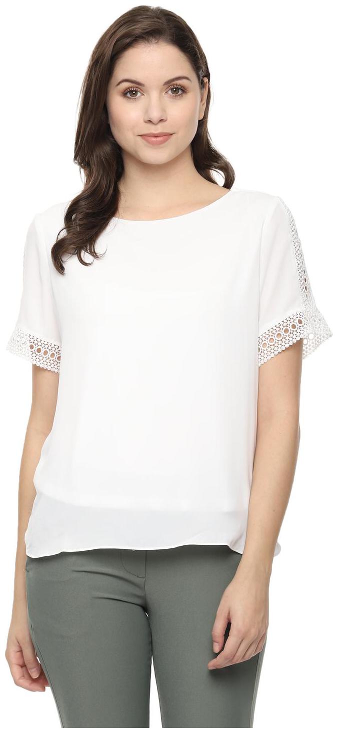 

Allen Solly Women Self design Regular top - White