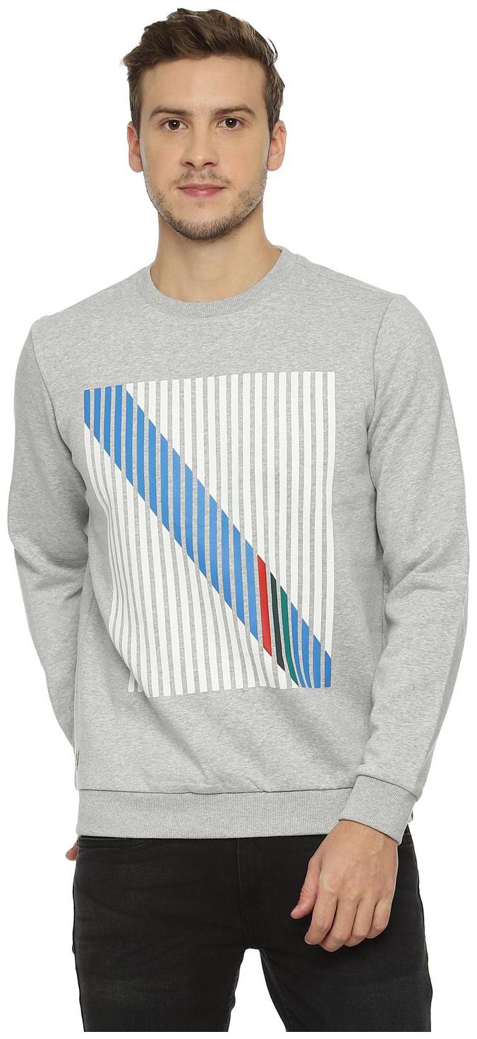 

Allen Solly Men Grey Round neck Sweatshirt