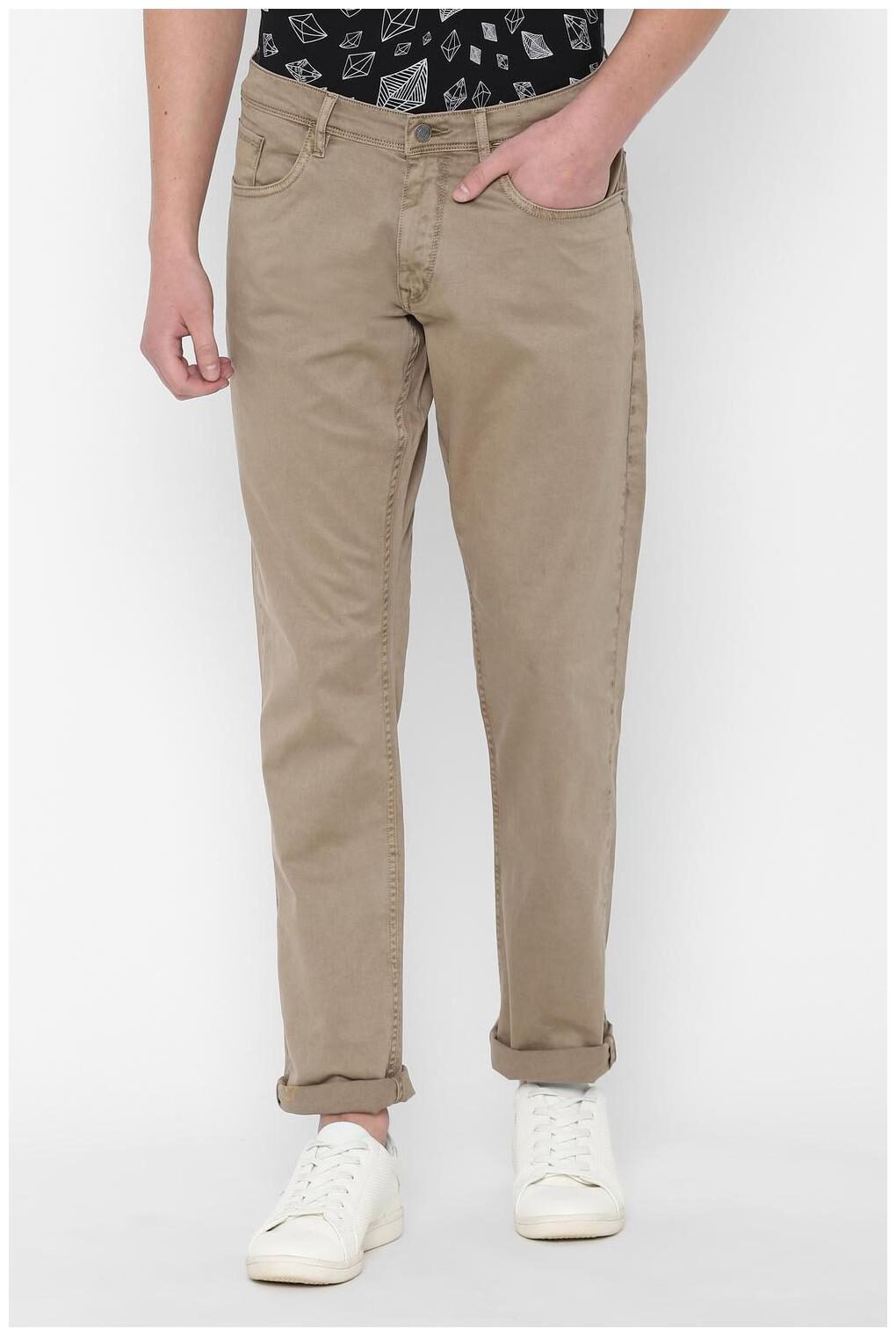 

Allen Solly Men Beige Skinny Fit Jeans