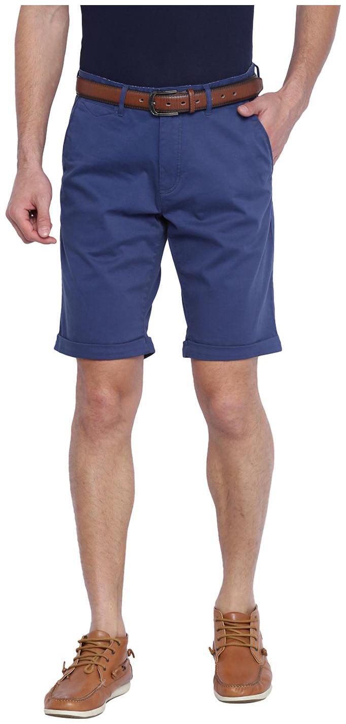

Allen Solly Men Blue Regular Fit Regular Shorts