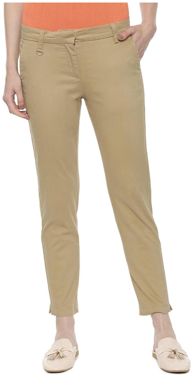 

Allen Solly Women Beige Regular fit Regular trousers