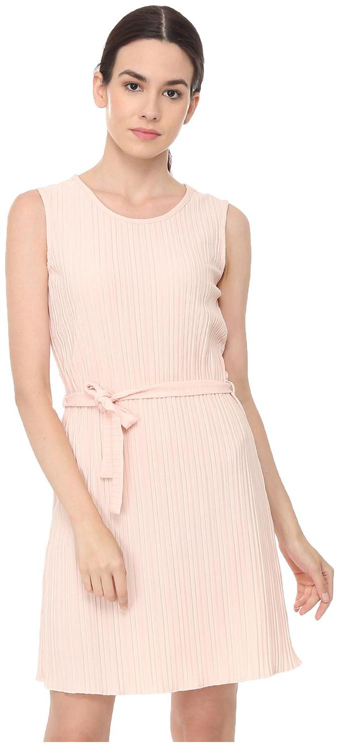 

Allen Solly Pink Striped A-line dress