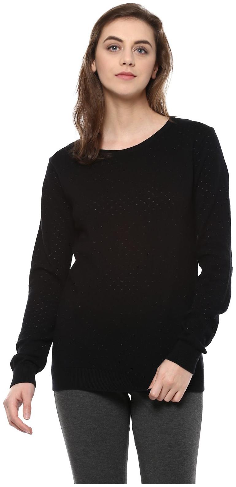 

Allen Solly Women Printed Regular top - Black