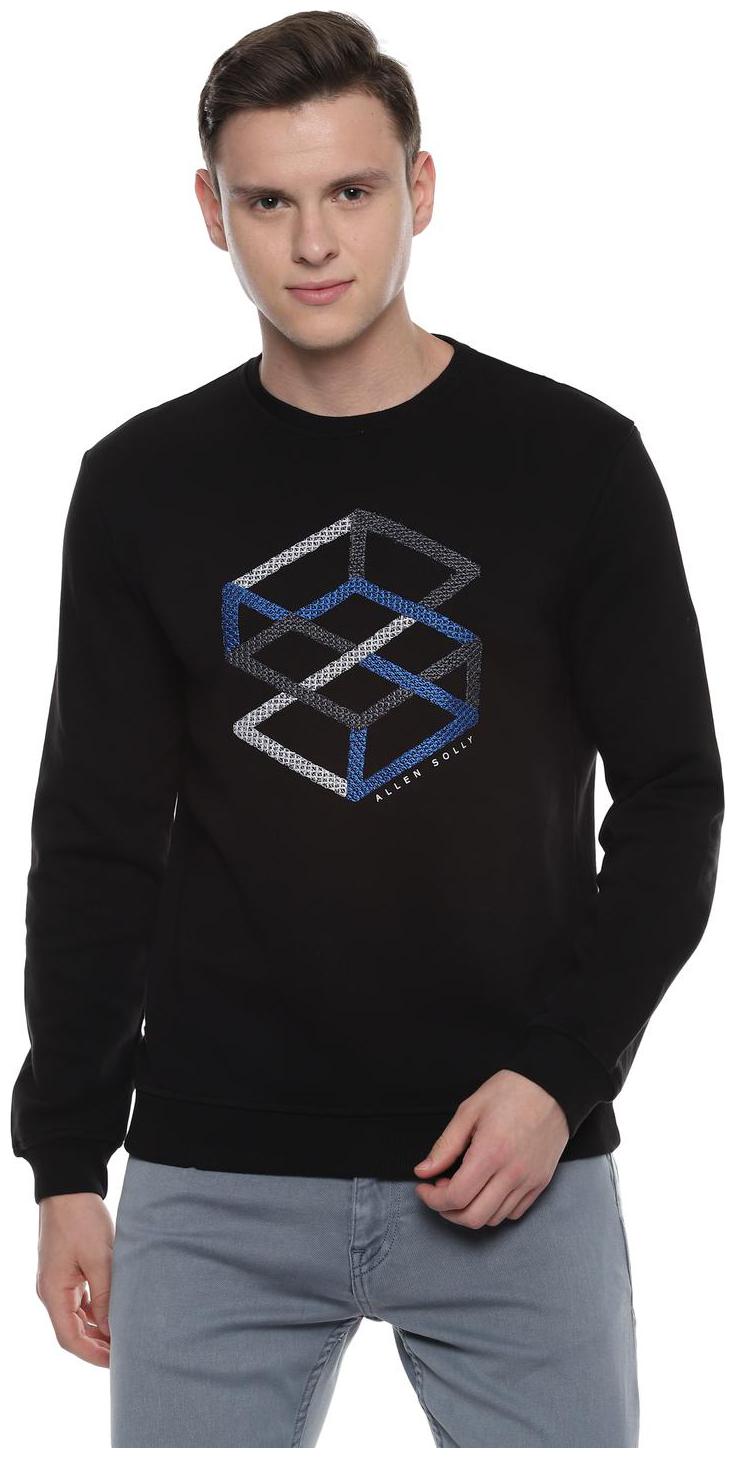 

Allen Solly Men Black Round neck Sweatshirt