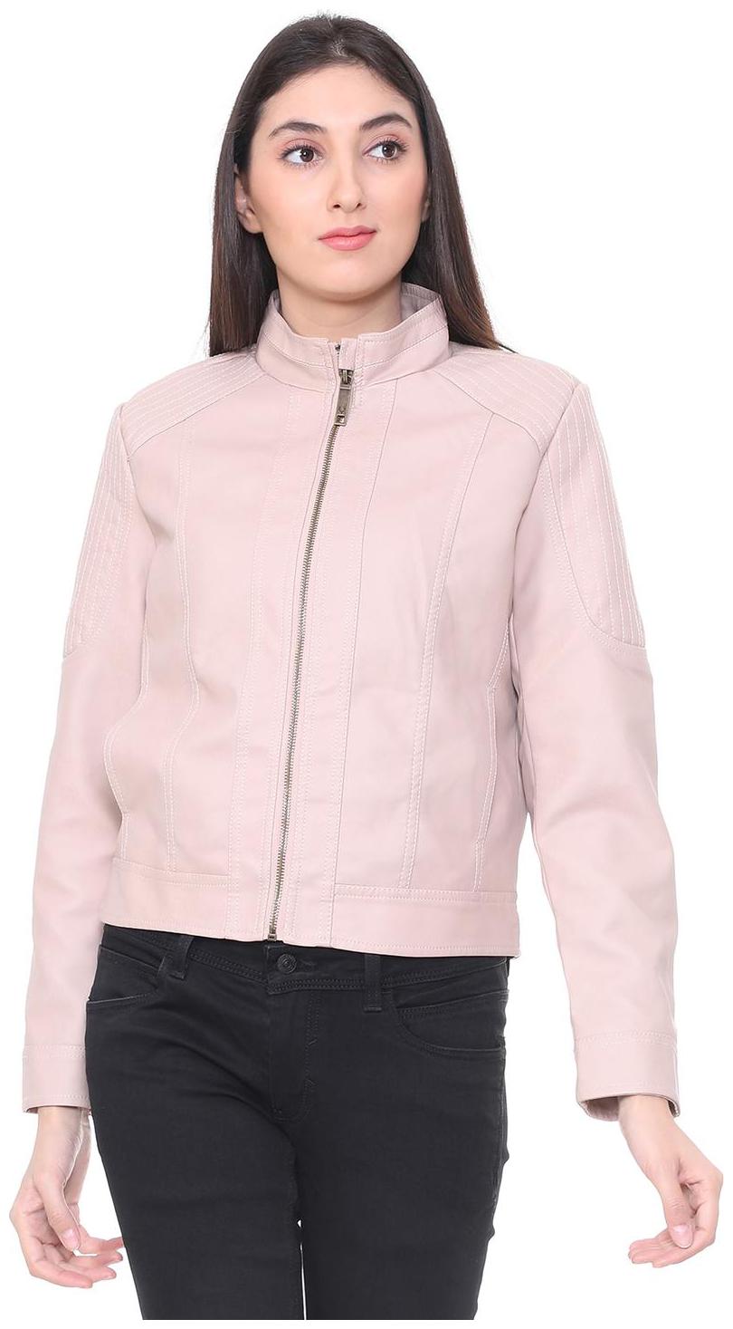 

Allen Solly Women Solid Regular Jacket - Pink