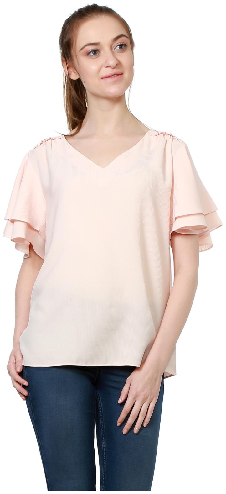 

Allen Solly Women Solid Regular top - Cream