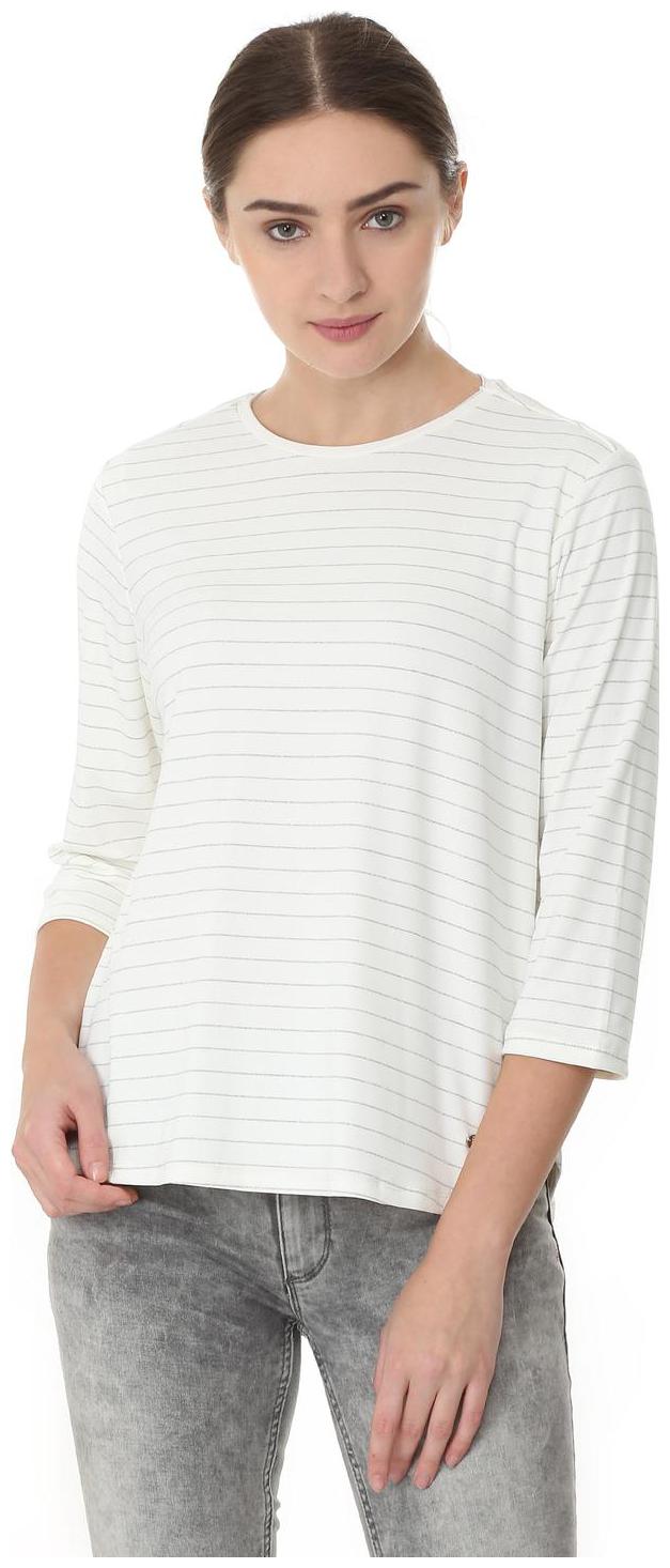 

Allen Solly Women Striped Regular top - White