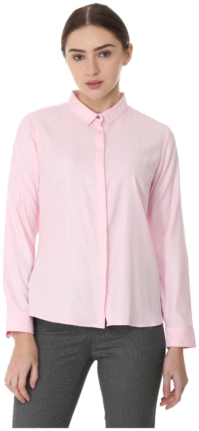 

Allen Solly Women Solid Regular top - Pink
