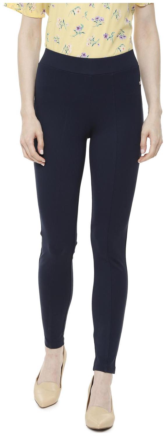 

Allen Solly Women Blue Regular fit Regular trousers
