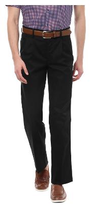 

Allen Solly Men Solid Regular Fit Formal Trouser - Black