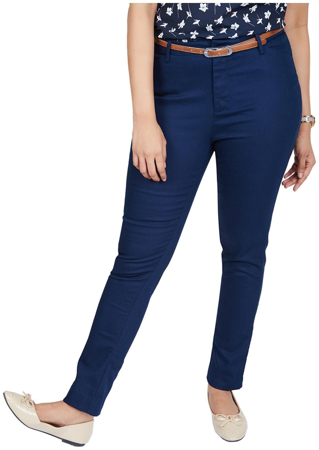 

Allen Solly Women Blue Regular fit Chinos