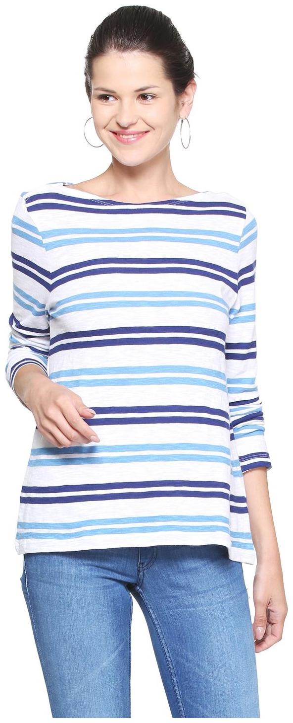 

Allen Solly Women Printed Regular top - Blue