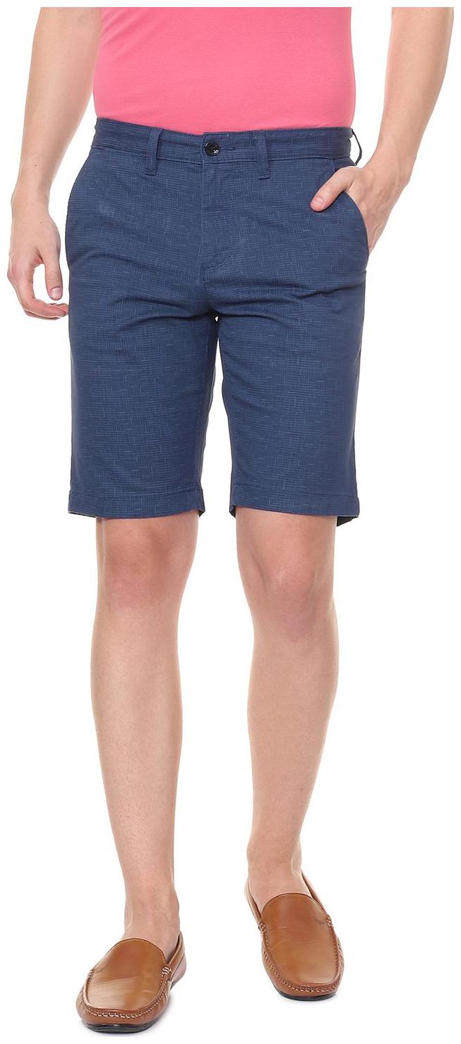 

Allen Solly Men Blue Slim Fit Regular Shorts