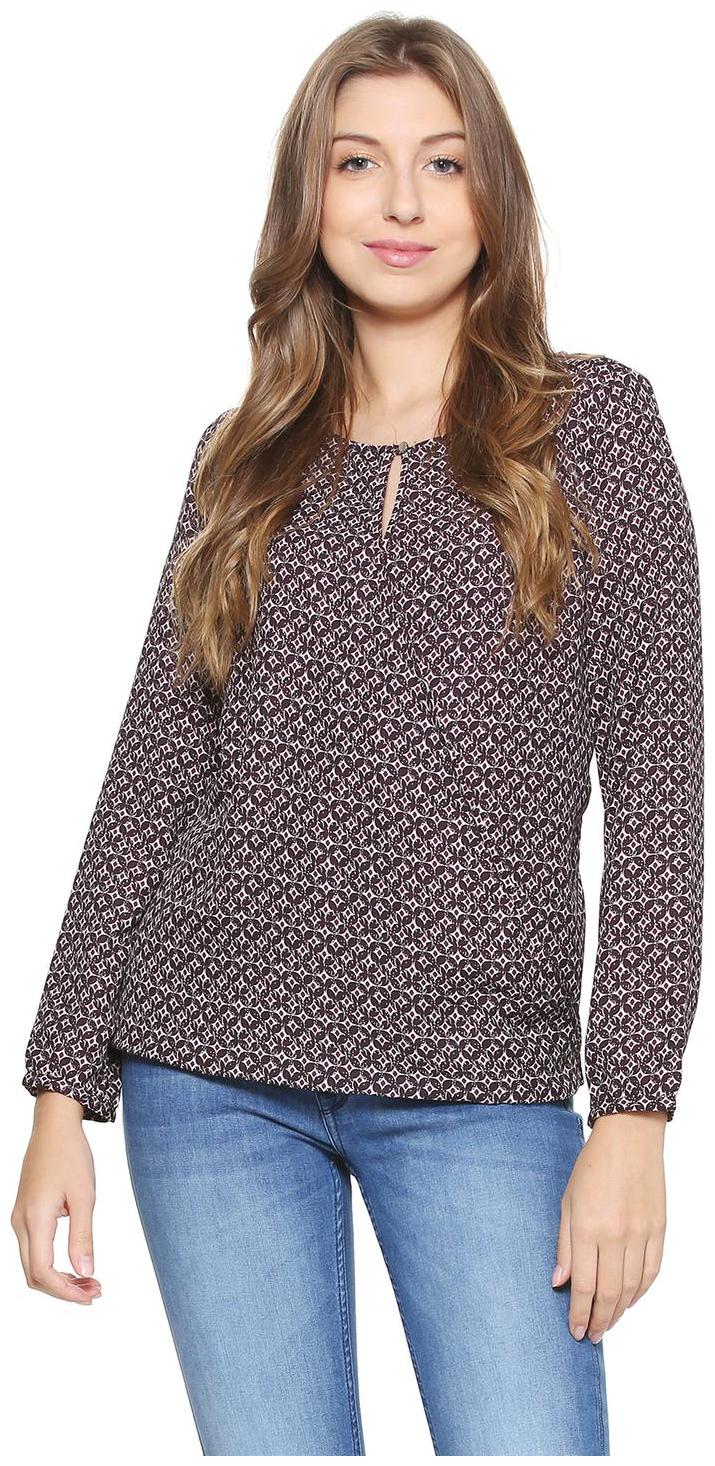 

Allen Solly Women Printed Regular top - Grey