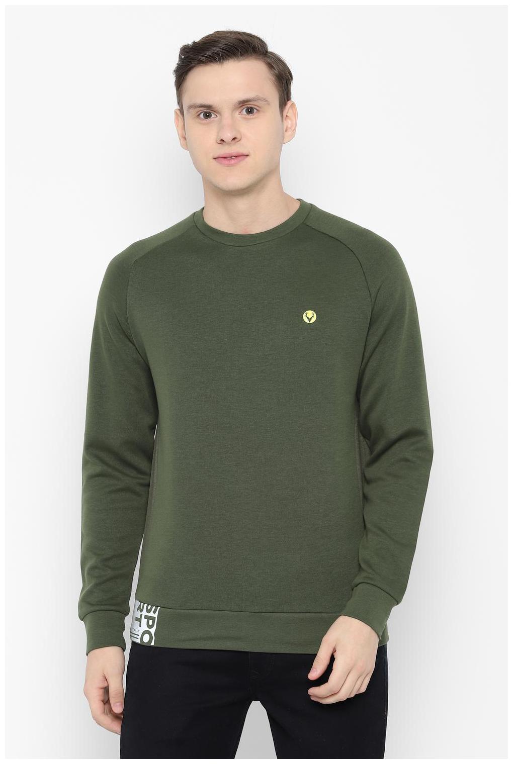 

Allen Solly Men Green Round neck Sweatshirt