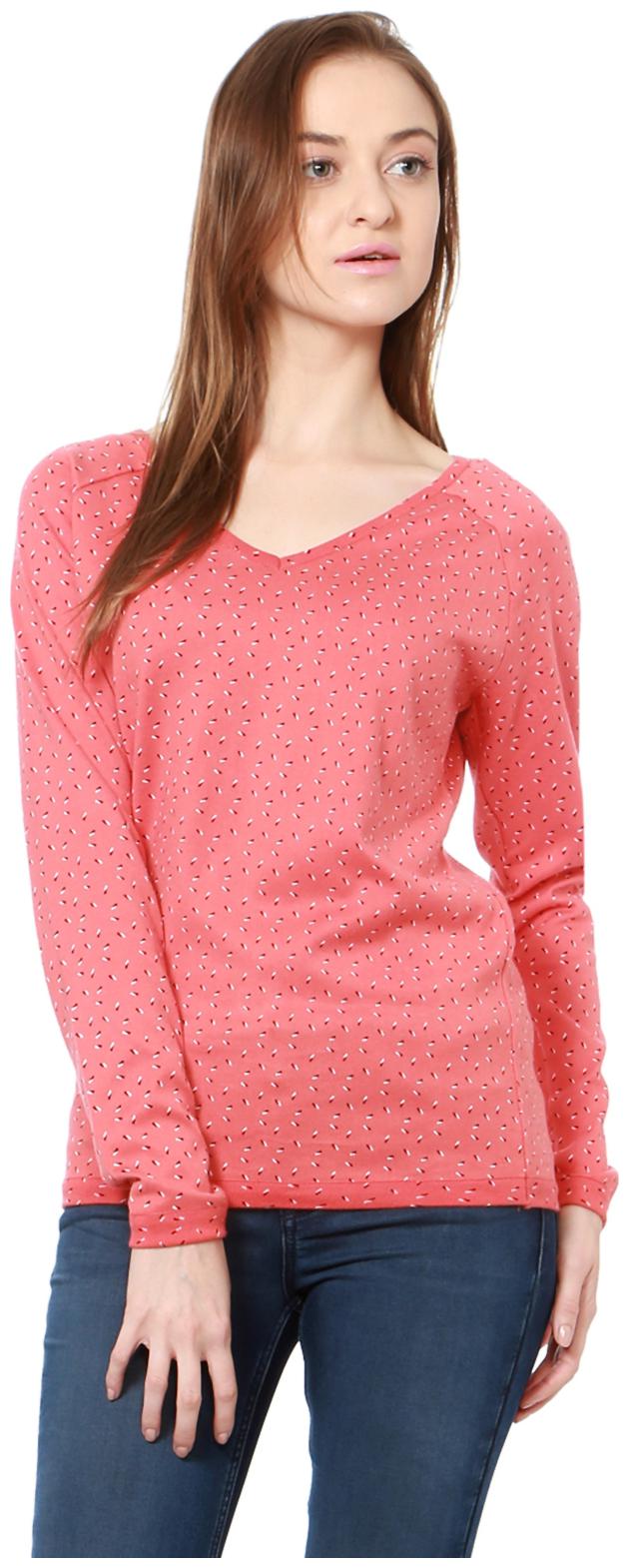 

Allen Solly Women Printed Regular top - Red