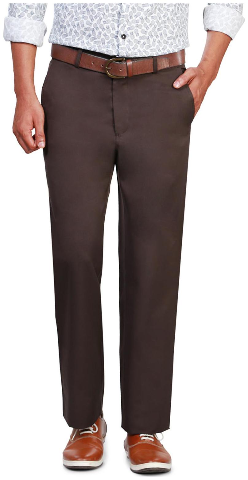

Allen Solly Men Brown Solid Regular fit Regular trousers