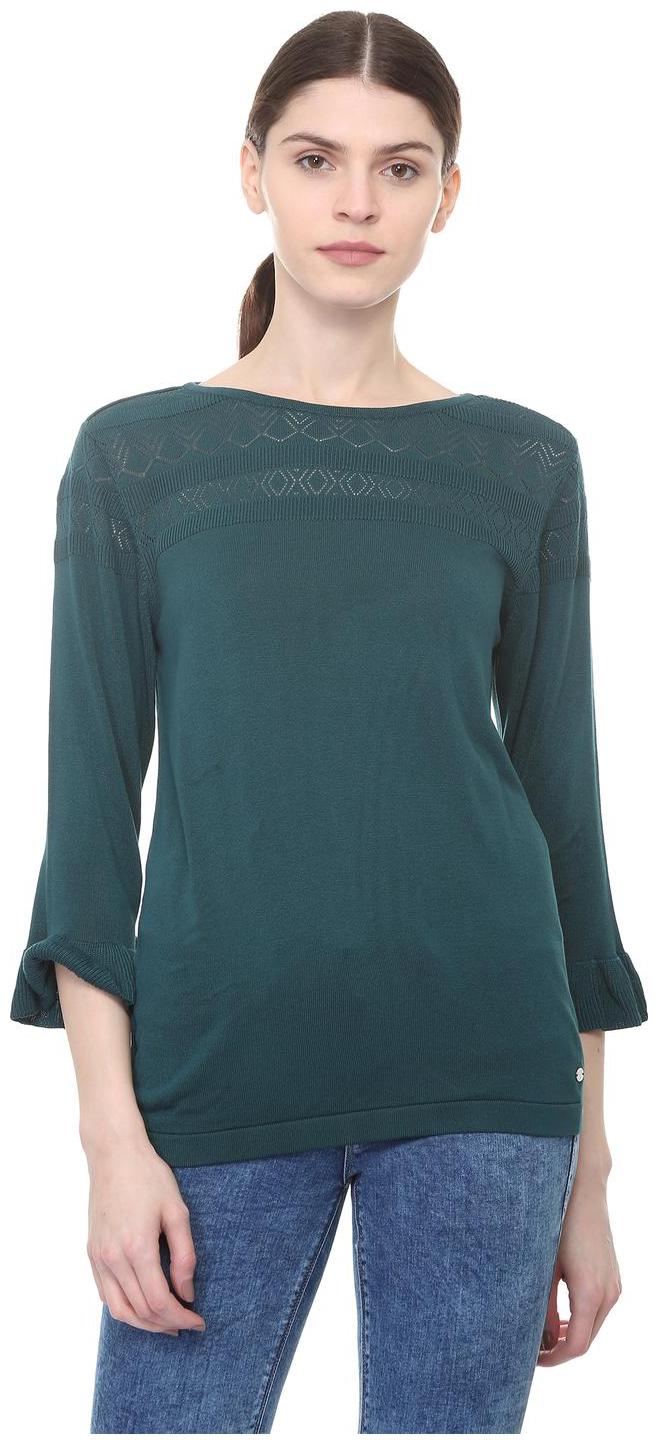 

Allen Solly Women Solid Regular top - Green