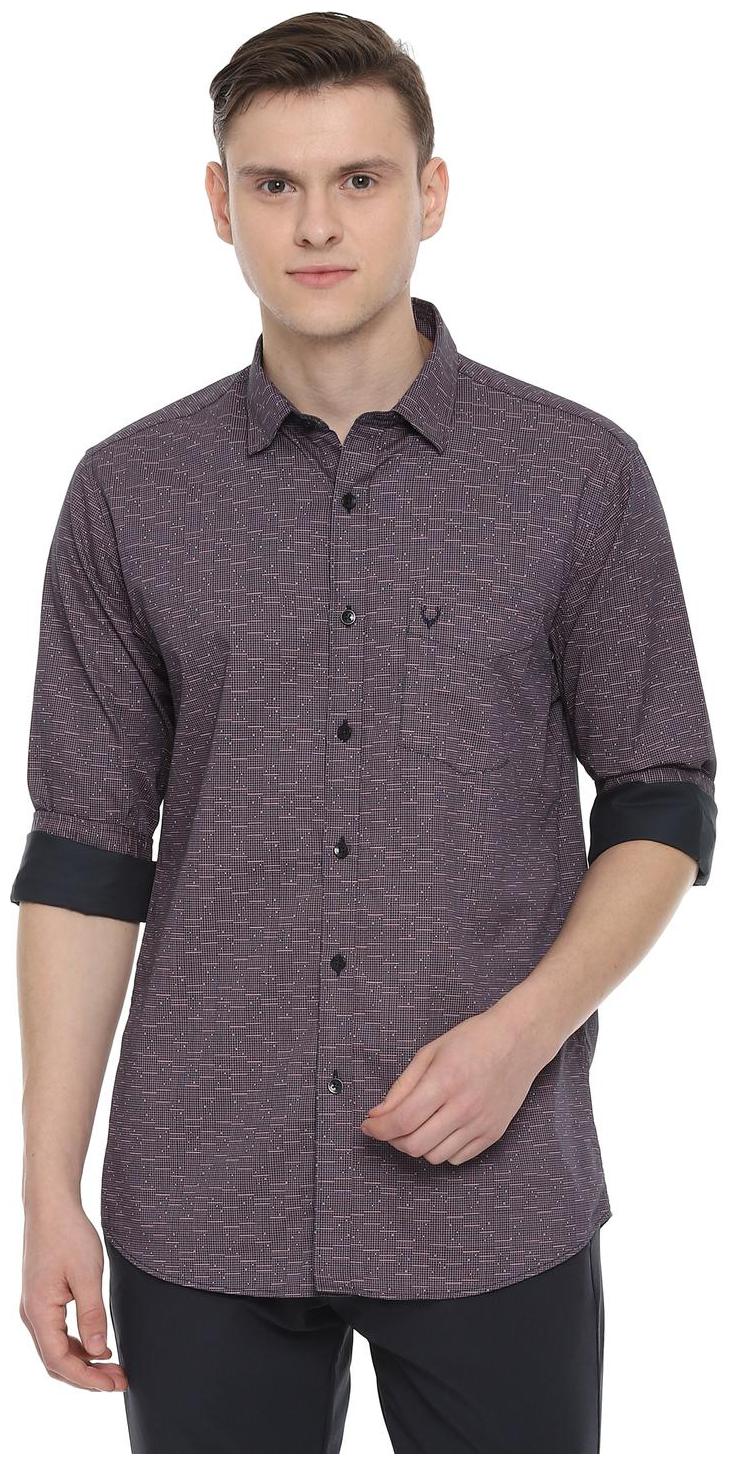 

Allen Solly Men Black Printed Slim Fit Casual Shirt