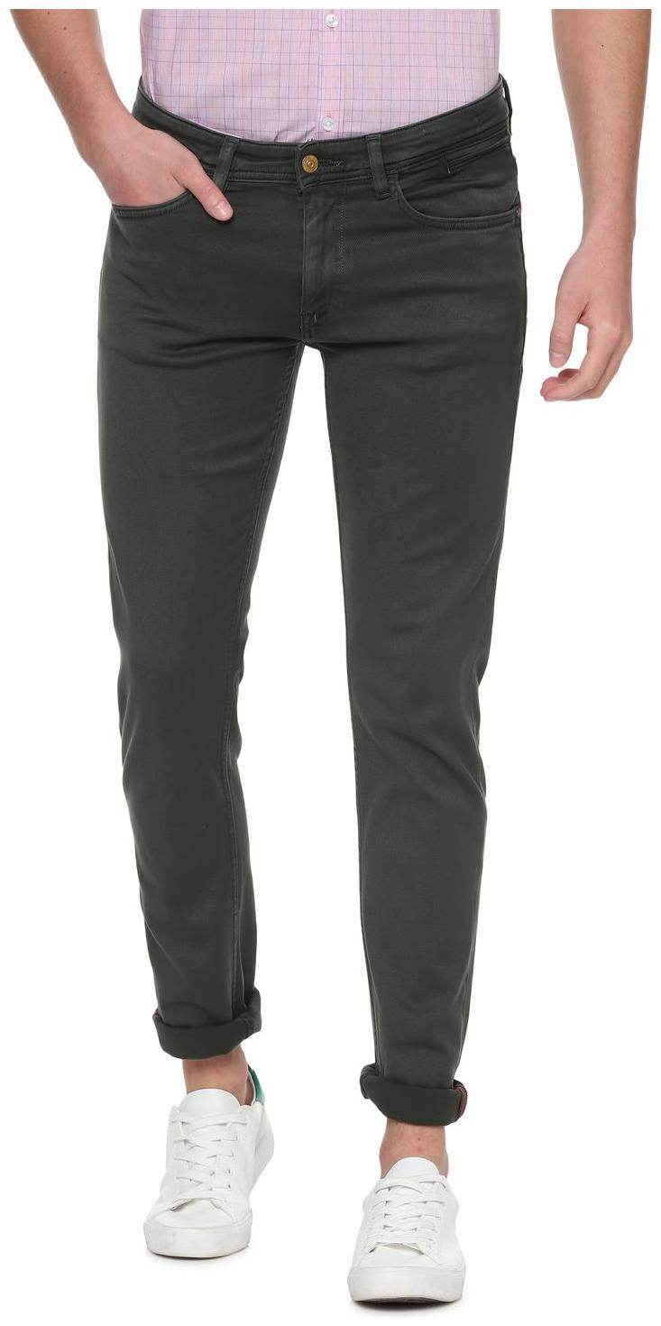 

Allen Solly Men Olive Skinny Fit Jeans
