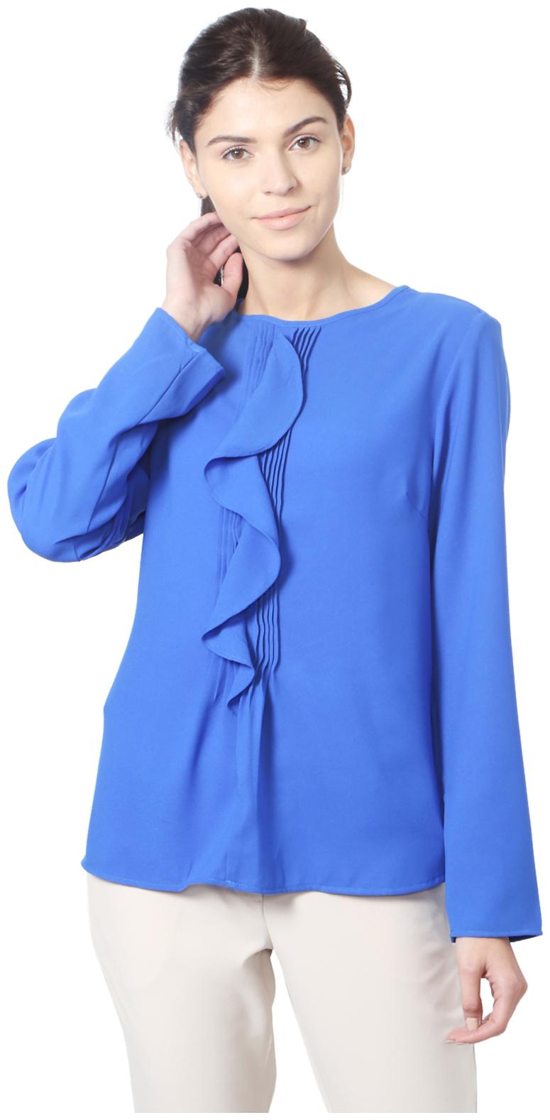 

Allen Solly Women Solid Regular top - Blue
