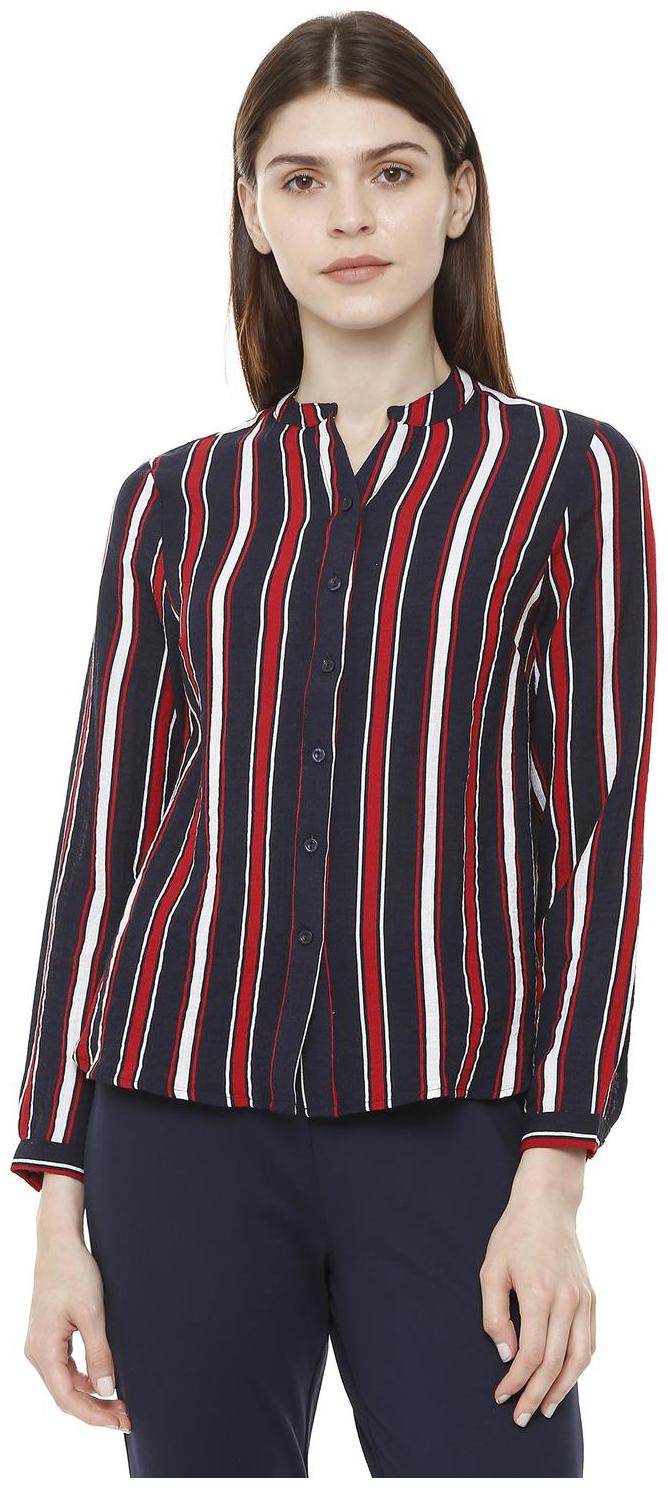 

Allen Solly Women Multi Striped Regular Fit Shirt