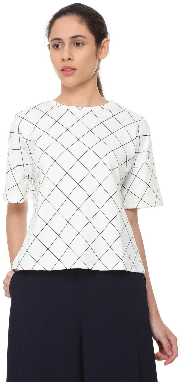 

Allen Solly Women Printed Regular tunic - White