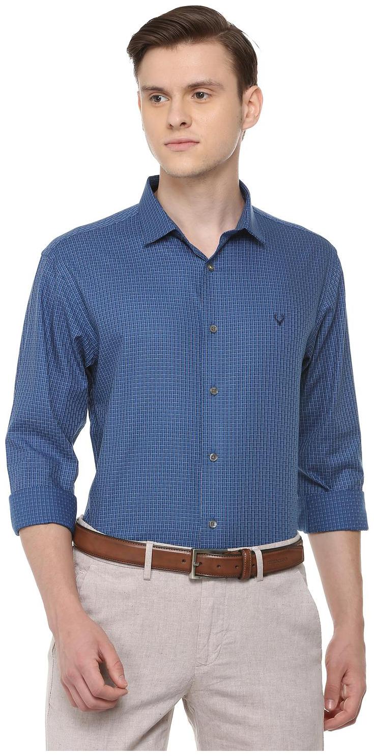 

Allen Solly Men Regular fit Formal Shirt - Blue
