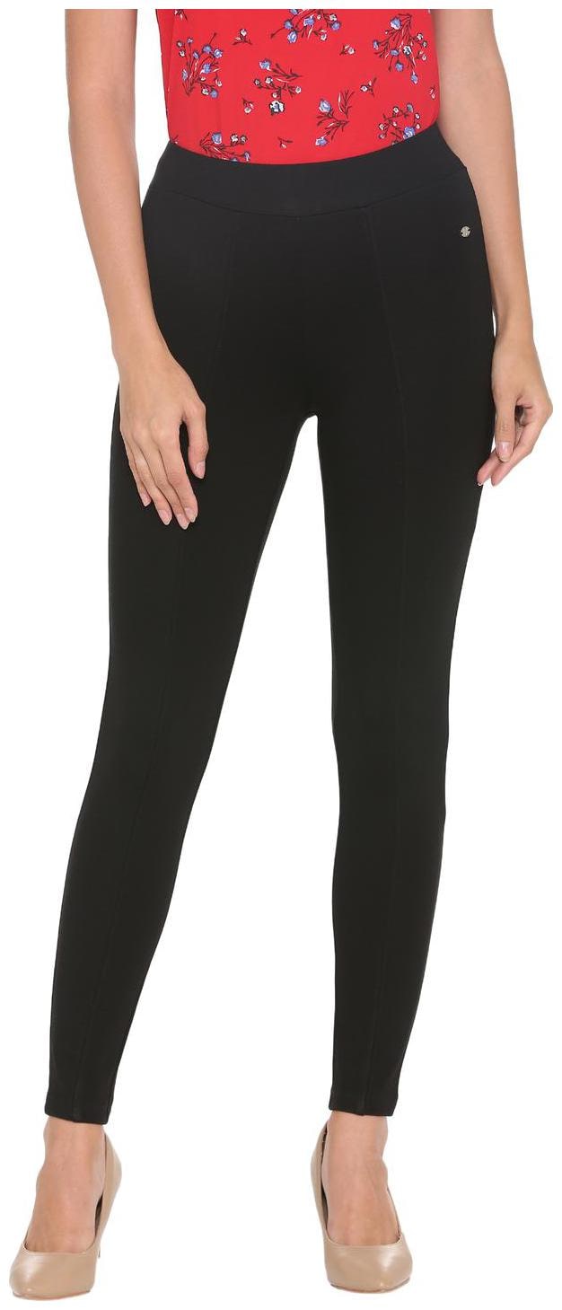 

Allen Solly Women Black Regular fit Regular trousers