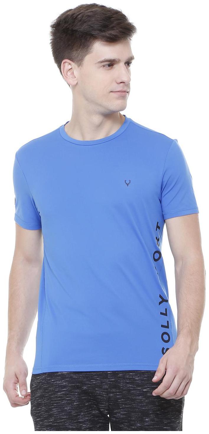 

Allen Solly Men Blue Regular fit Polyester Round neck T-Shirt - Pack Of 1
