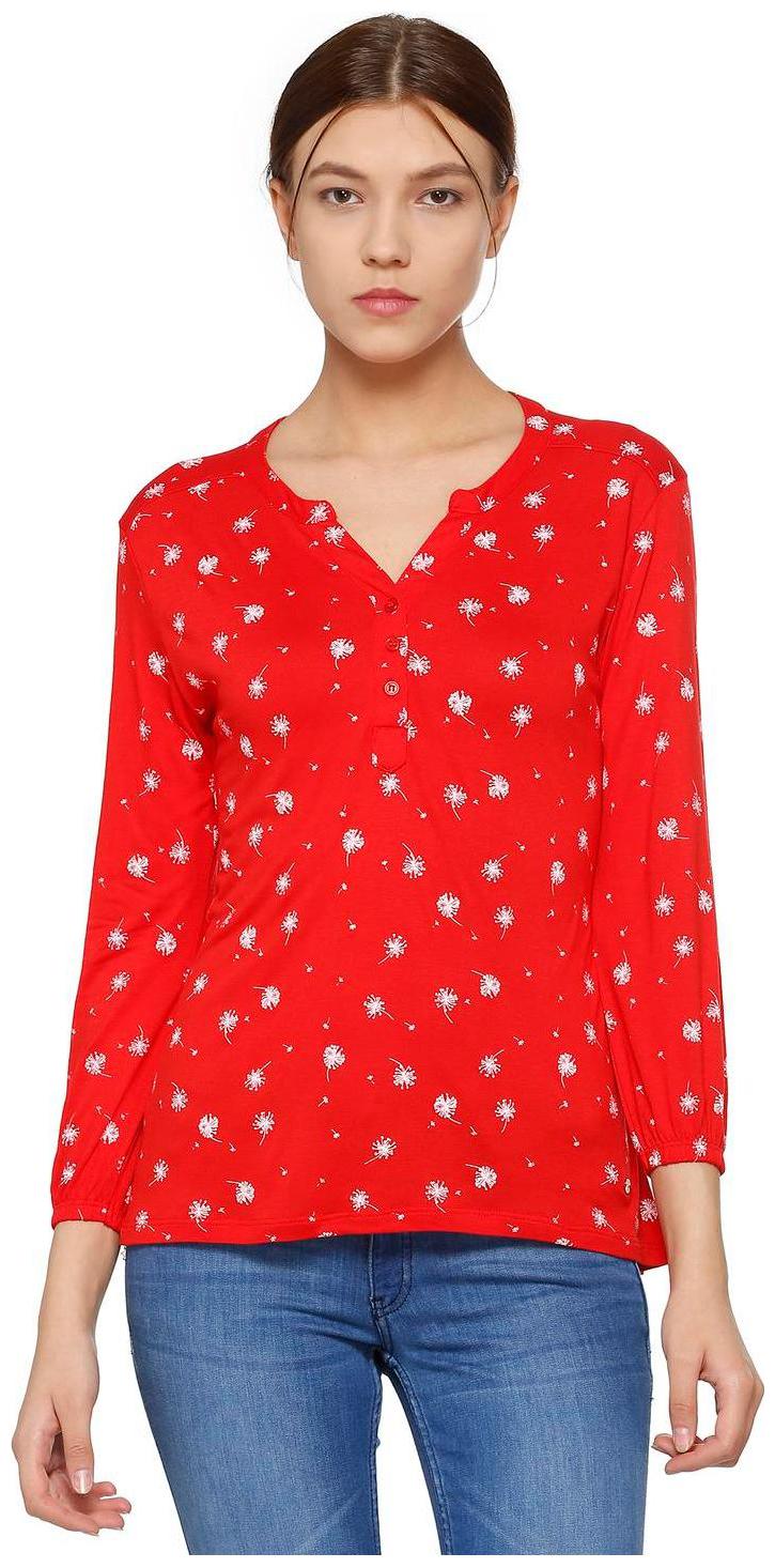 

Allen Solly Women Printed Regular tunic - Red