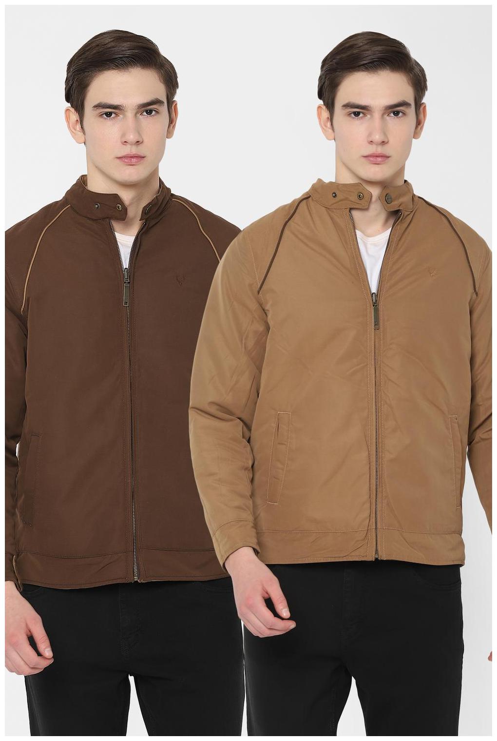 

Allen Solly Brown Reversible Jacket