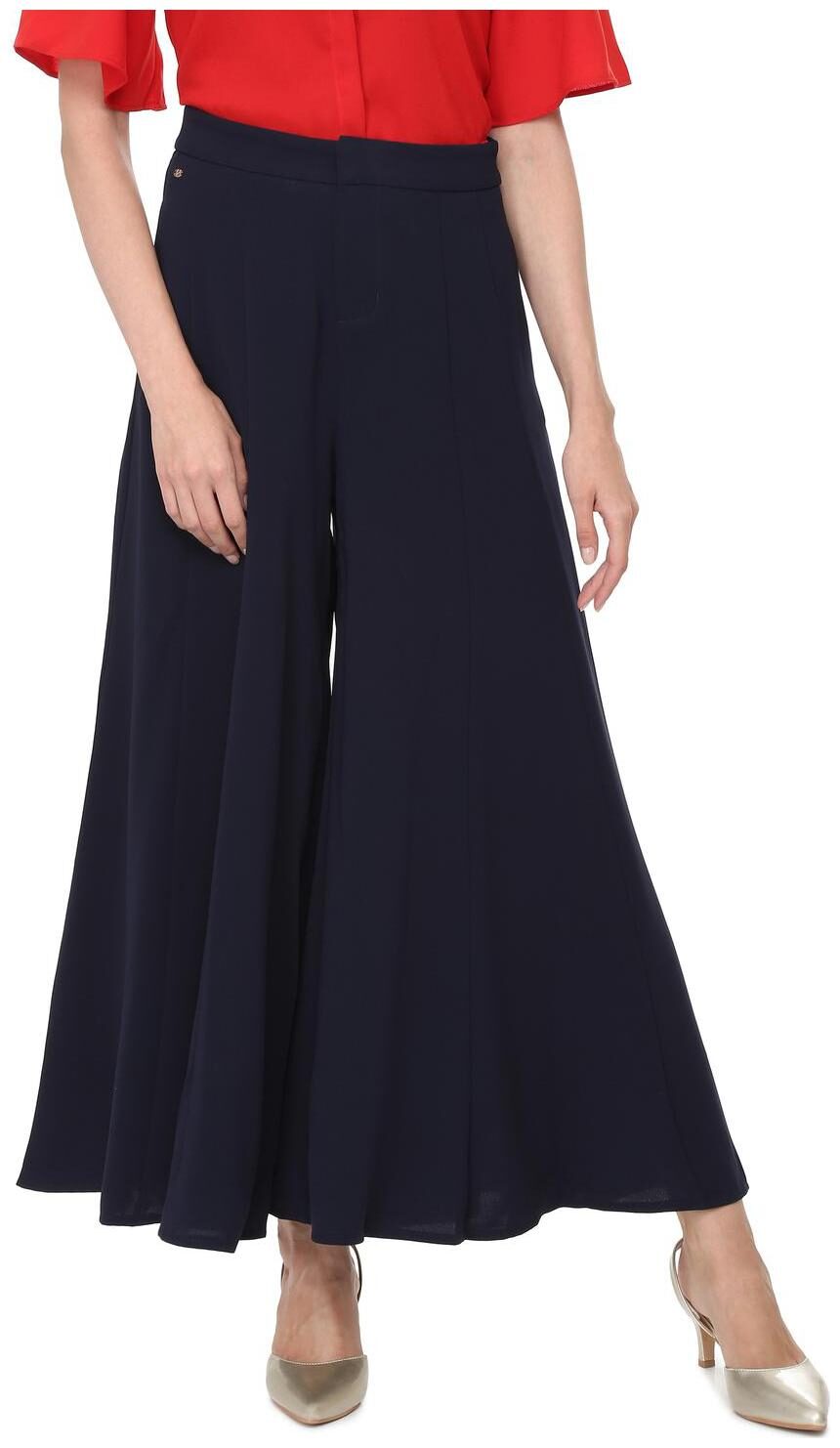 

Allen Solly Women Blue Regular fit Regular trousers