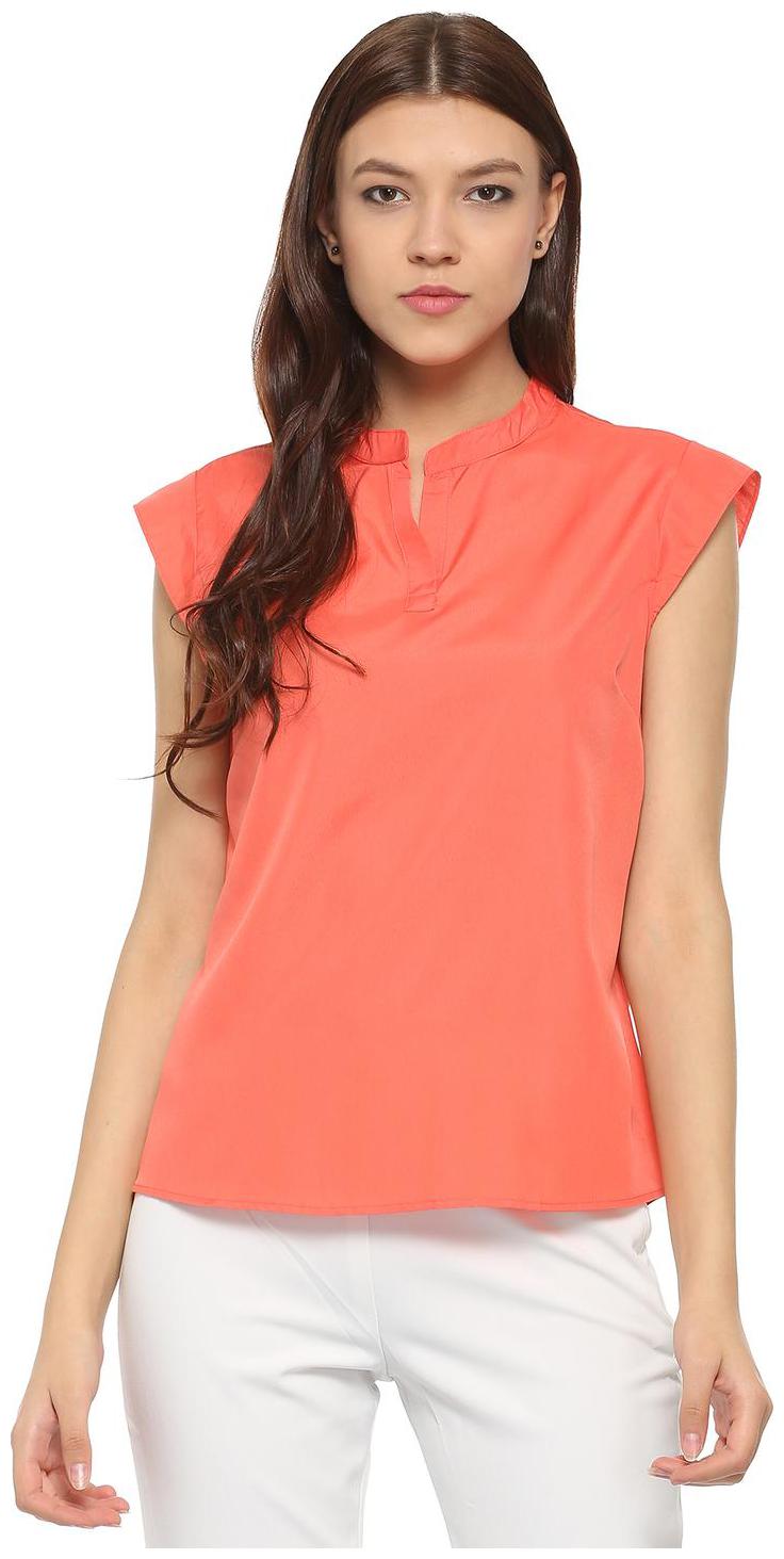

Allen Solly Women Solid Regular top - Pink