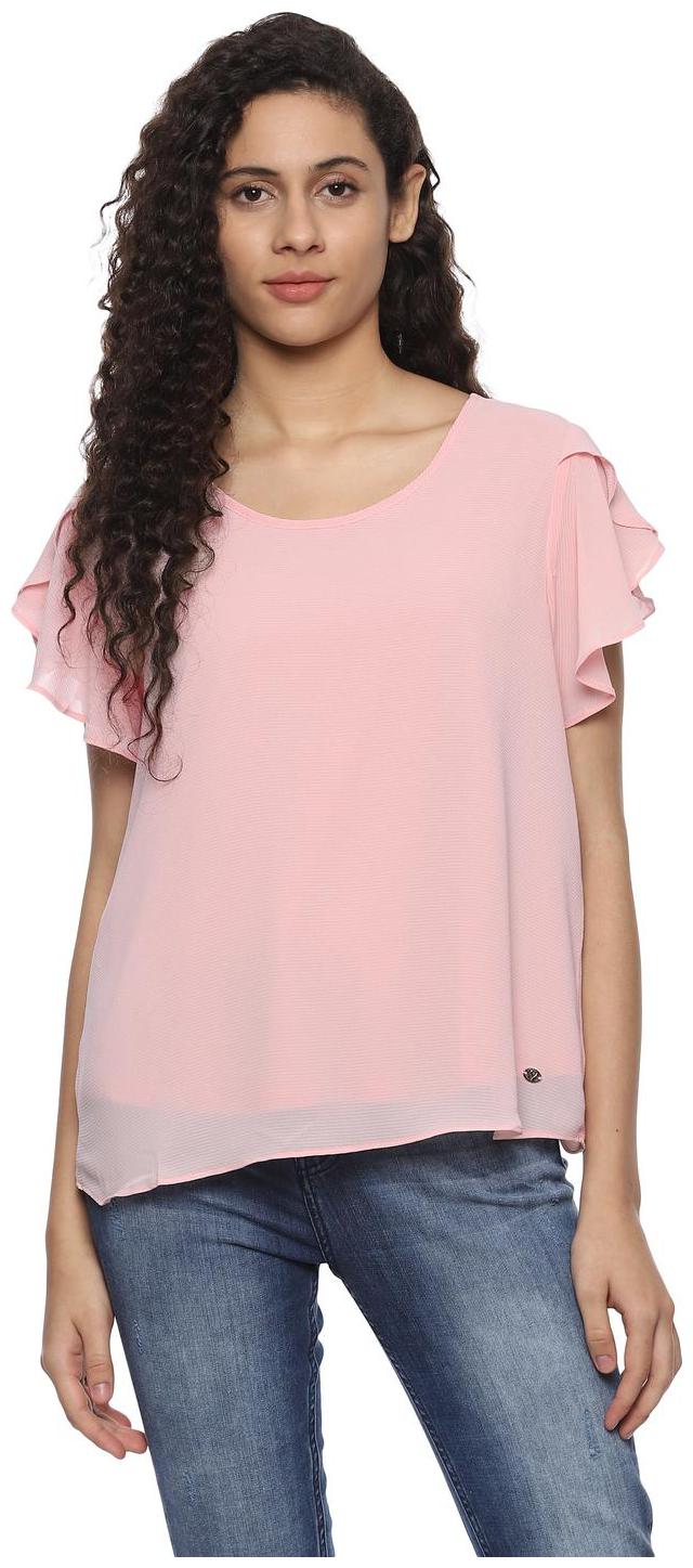

Allen Solly Women Printed Regular top - Orange