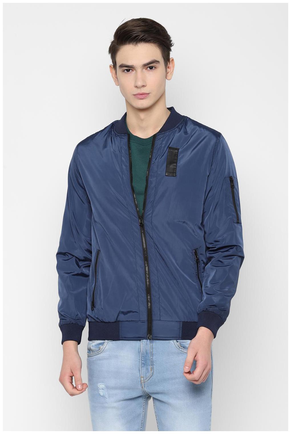 

Allen Solly Men Polyester Leather Jacket Blue