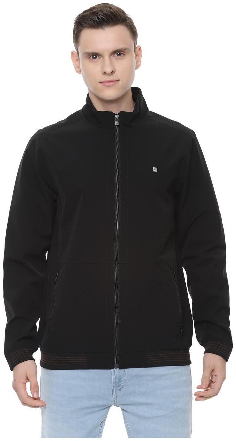 

Allen Solly Men Nylon Bomber Jacket Black