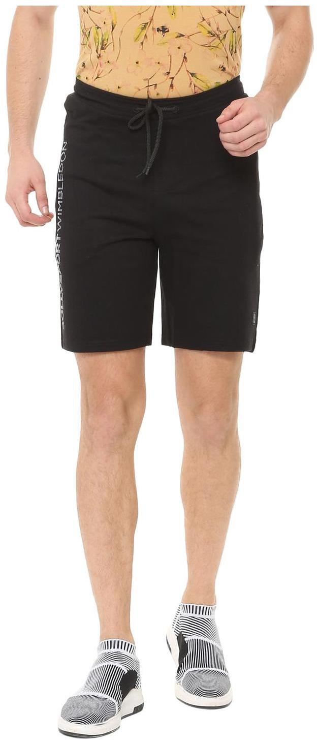 

Allen Solly Men Black Regular Fit Regular Shorts