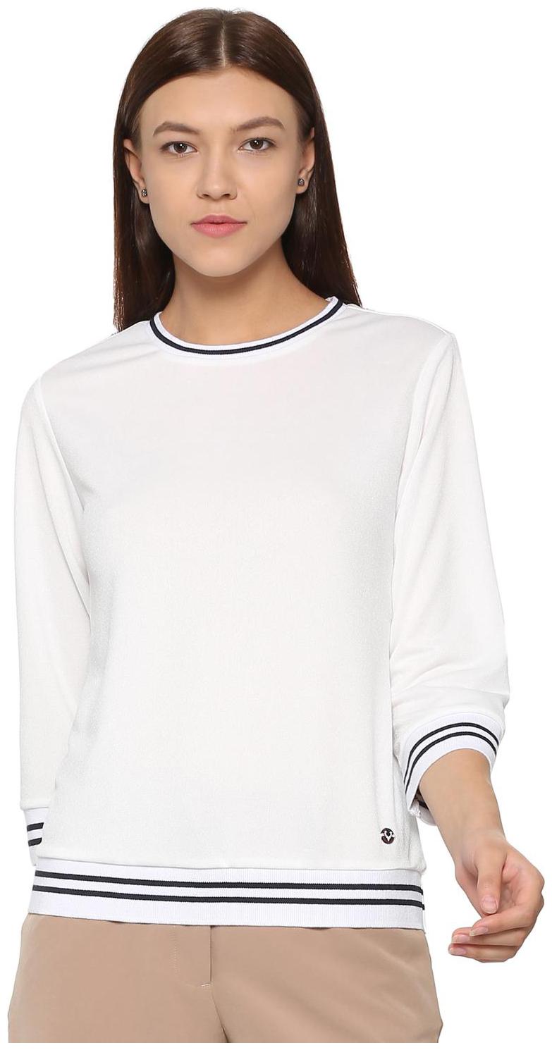 

Allen Solly Women Solid Regular top - White