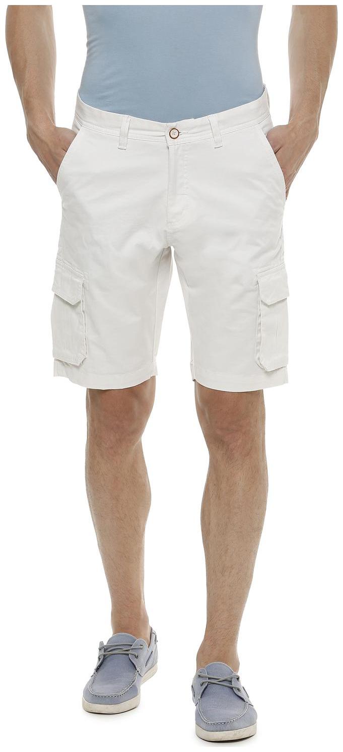 

Allen Solly Men White Slim Fit Regular Shorts