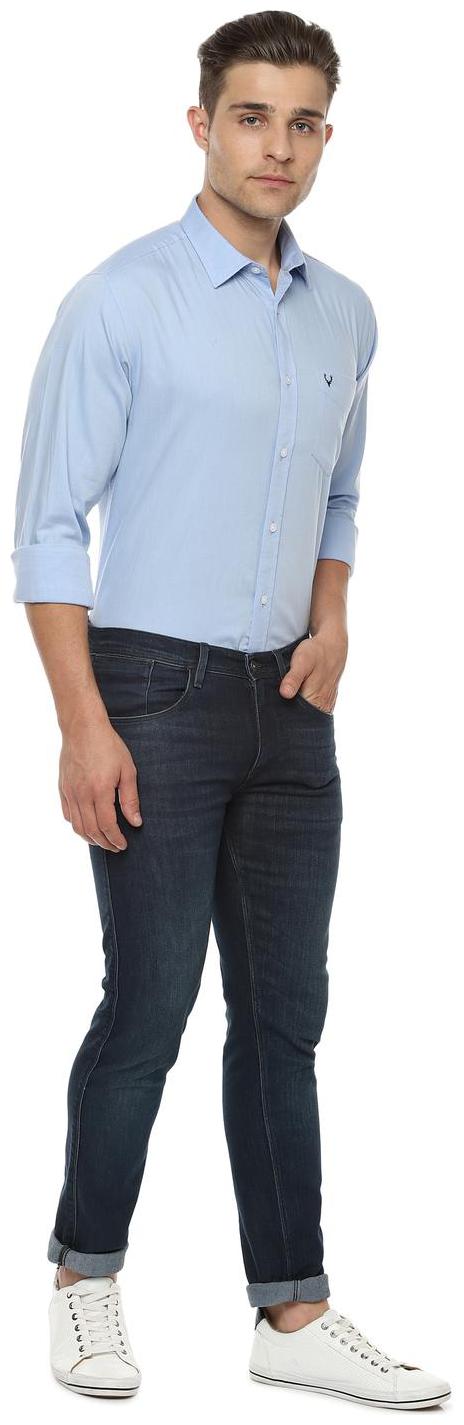 

Allen Solly Men Navy Blue Skinny Fit Jeans