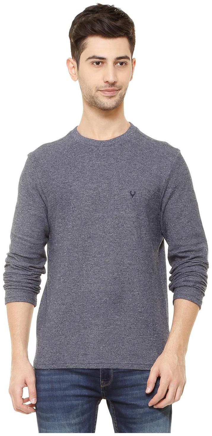 

Allen Solly Men Blue Regular fit Polyester Round neck T-Shirt - Pack Of 1