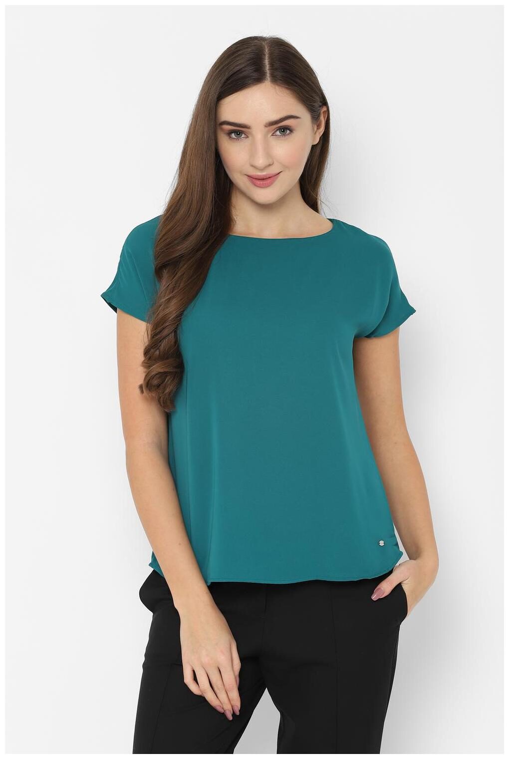 

Allen Solly Women Solid Regular top - Green