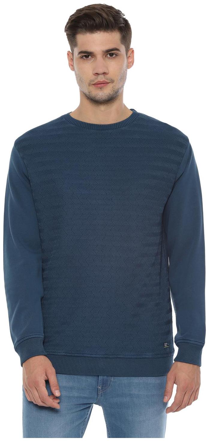 

Allen Solly Men Blue Round neck Pullover