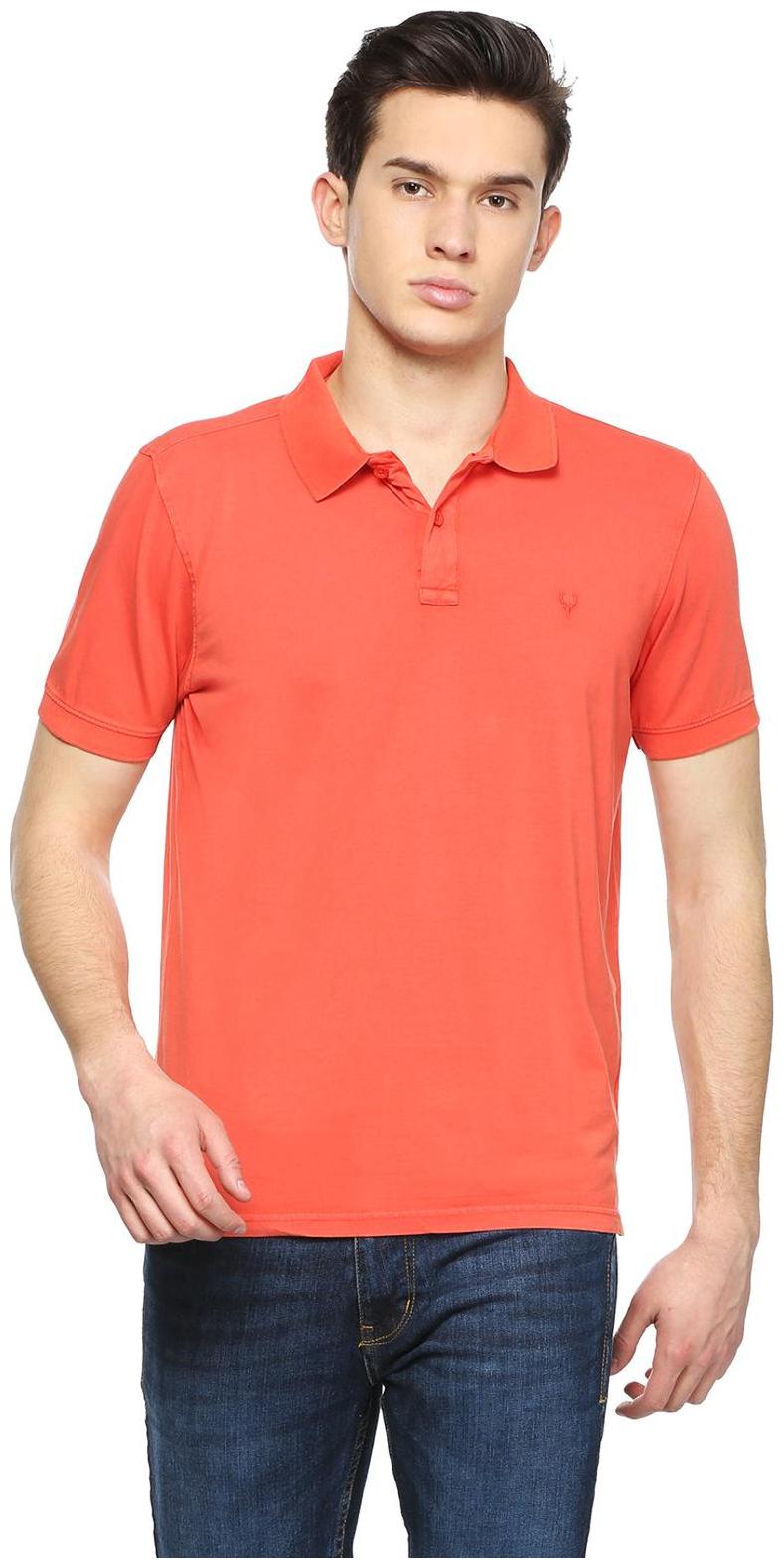 

Allen Solly Men Red Regular fit Cotton Blend Polo collar T-Shirt - Pack Of 1
